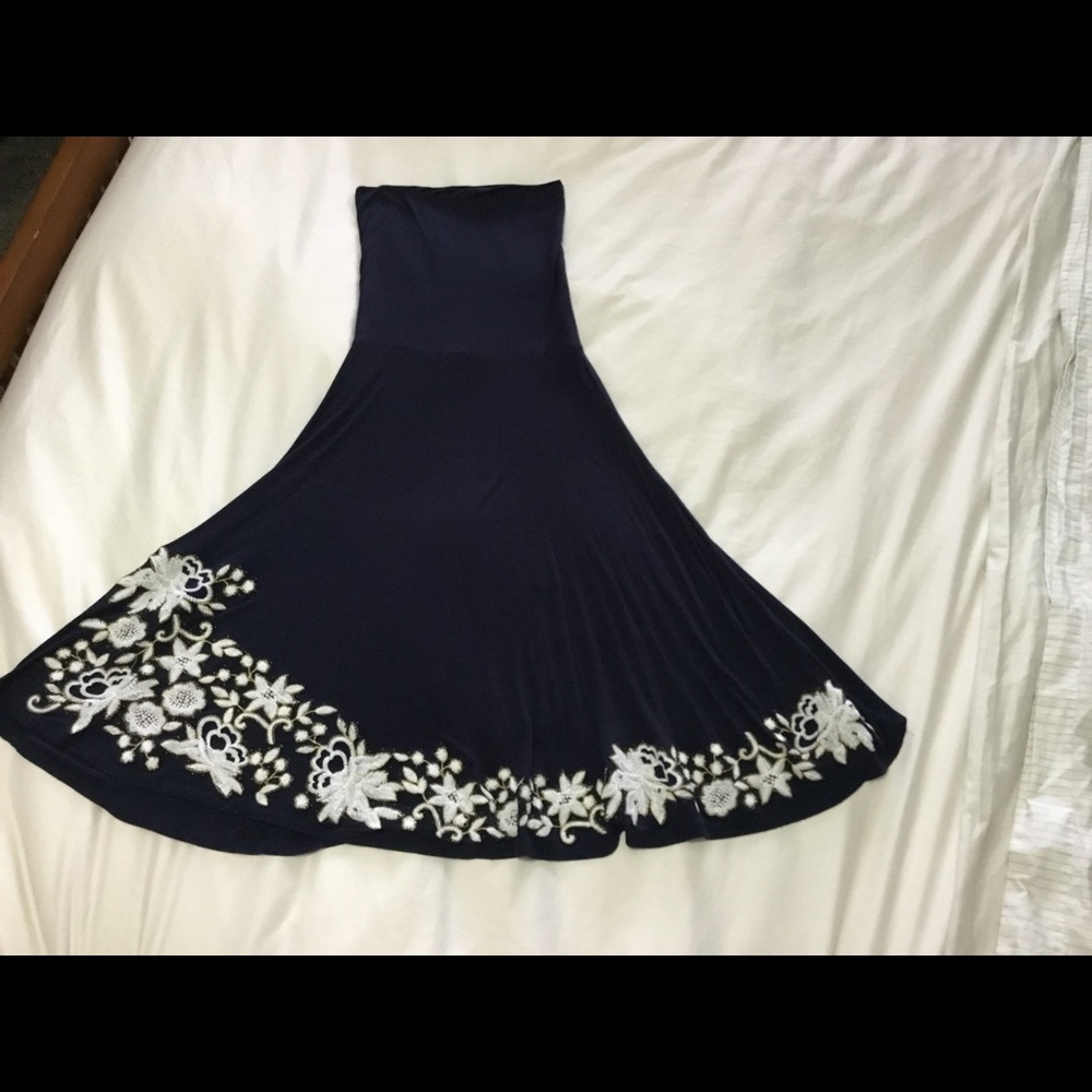 INC Navy convertible dress/skirt